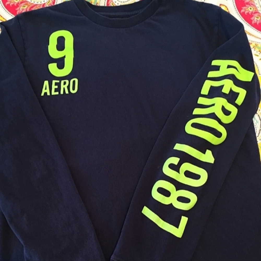 AEROPOSTALE 1987 MEN'S LG AUTHENTIC LONG SLEEVE T'SHIRT~EXCELLENT CONDITION…